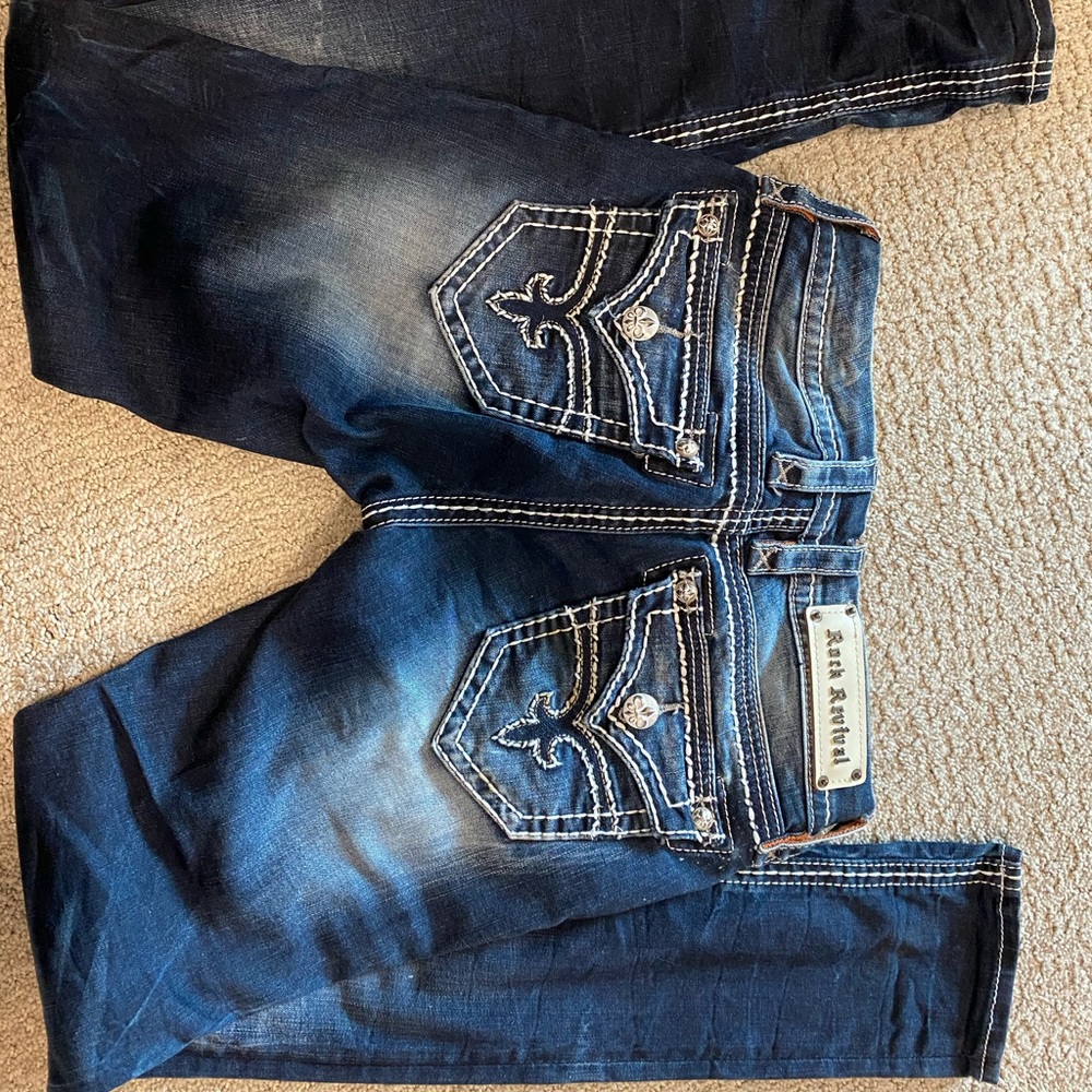 Womens Rock Revival skinny jeans